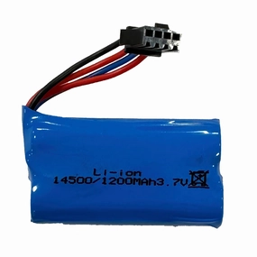 Secret Area Wind Up 3.7V 1200mAh Rechargeable Li-ion Battery SM-4P Connector