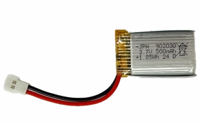 3.7V 500mAh 902030 Rechargeable LIPO Battery Curiosity Spark Real Life Simulation