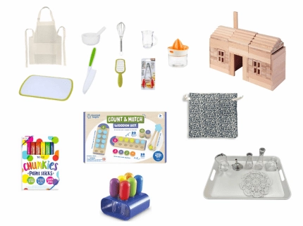 beach scene Standard Meet 3 Year Old Montessori Box