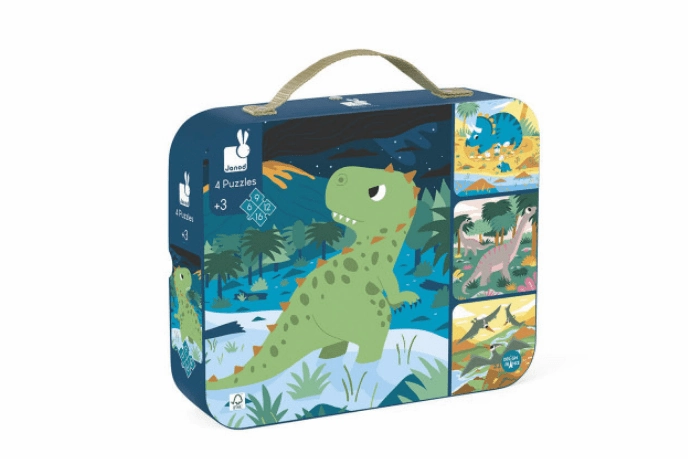 Multiple Ending 4 in 1 Progressive Puzzles - 6, 9, 12 & 16 pieces