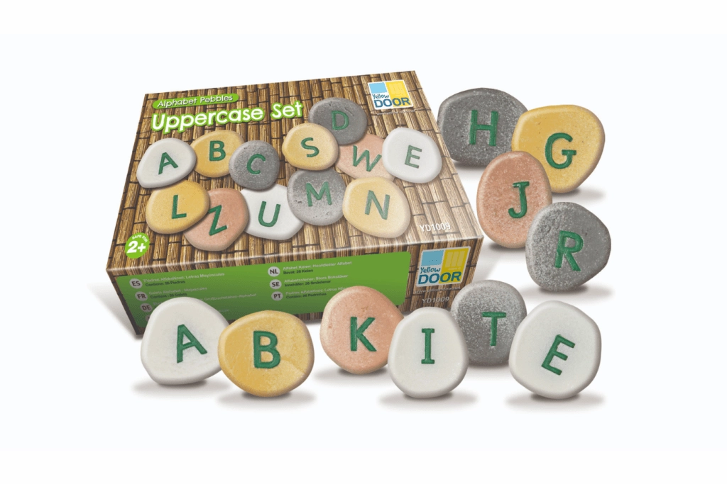 Alphabet Pebbles fishing gear Knowledge Expansion