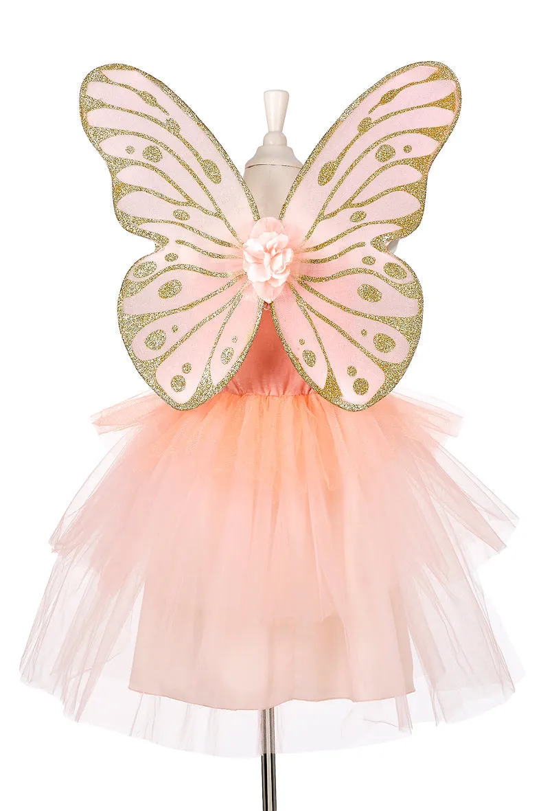 Annemarie Fairy Costume ?C Dress and Wings Set (peach) - Role-Play for Children(3 sizes) Problem Solving Motion sensor