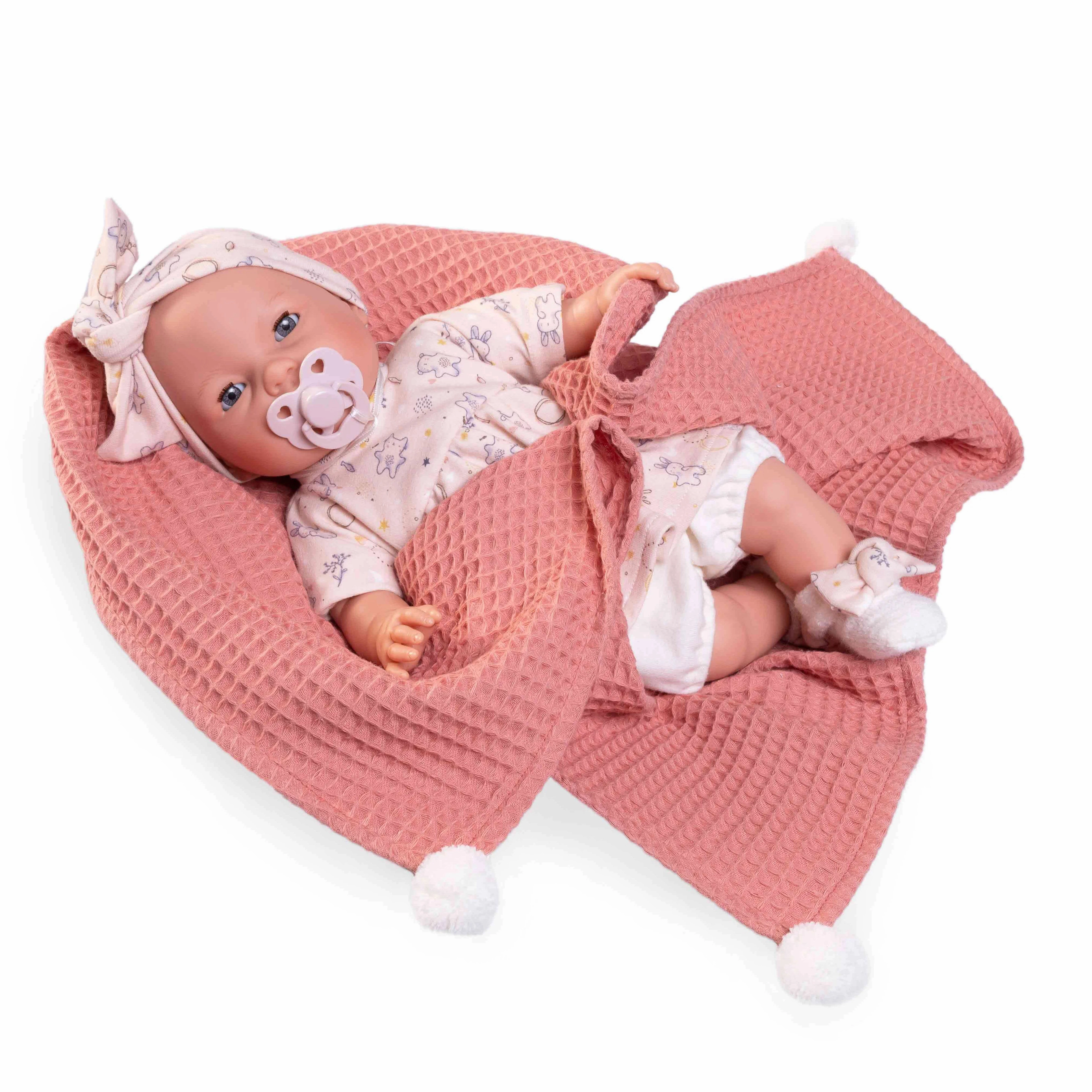 Simulation Game Antonio Juan 14258 - Bimba Tears Doll 37cm with Spring Blanket
