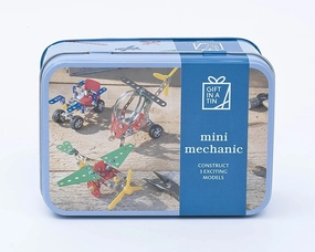 Apples To Pears Gift In A Tin Mini Mechanic Construction Set Wind Up