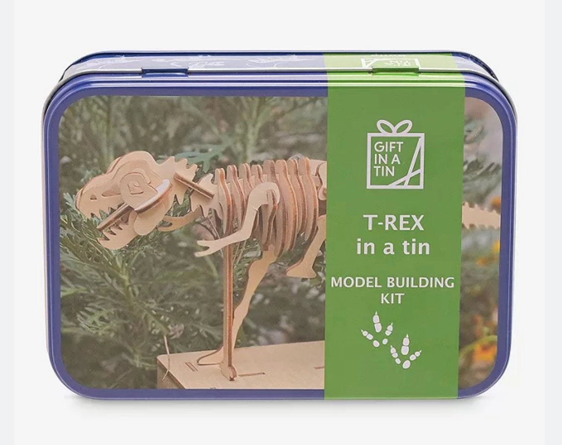Battle Victory Literary Character Apples To Pears Gift In A Tin T-Rex model building kit