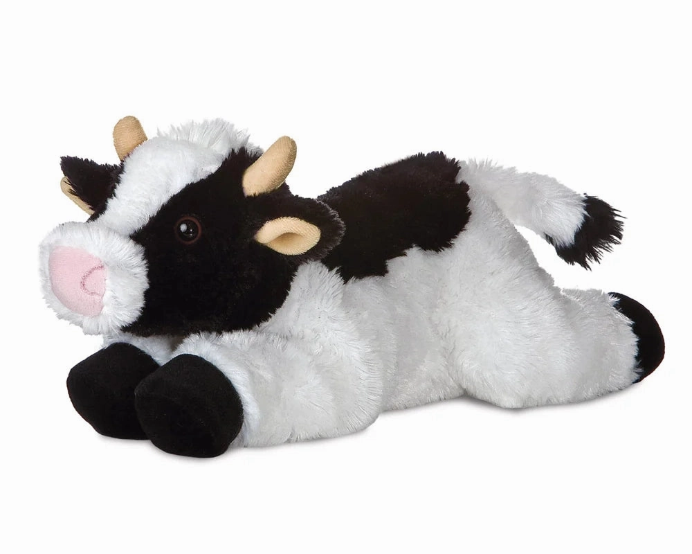 Respect Gain Community Build AURORA 31430 Flopsies May Bell Cow 12-Inch Soft Toy