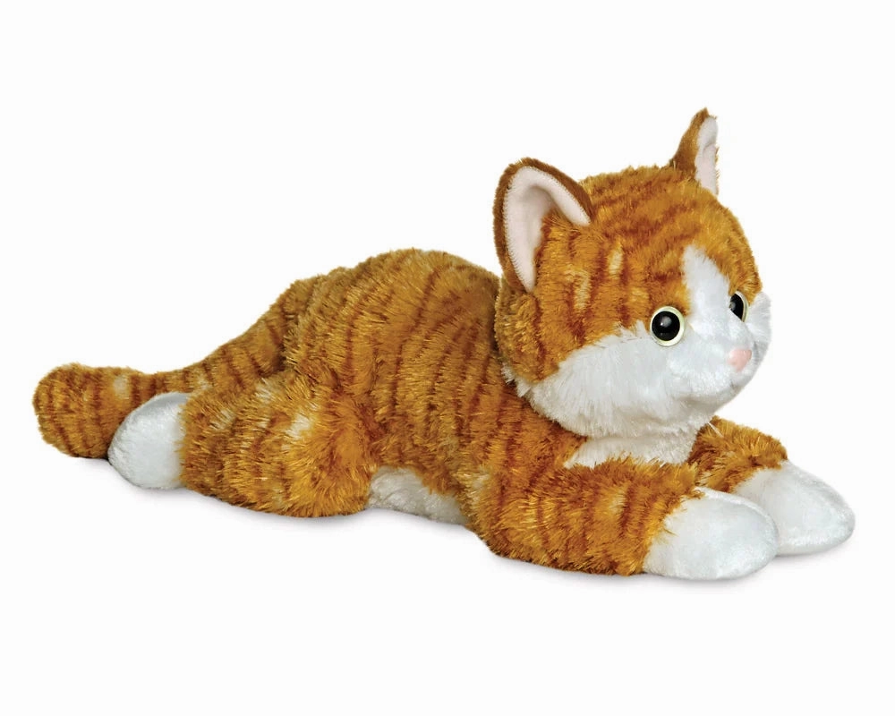 Snow Fun Tree Identification AURORA 31456 Flopsies Chester Cat Plush 30cm