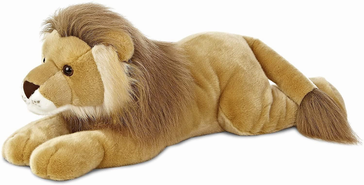 AURORA 31611 Super Flopsie-Leo Lion 27-inch Soft Toy Language Master