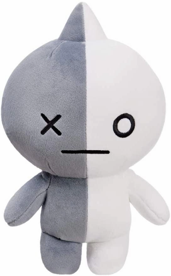 Epilogue Section Mindfulness practice AURORA BT21 Van Soft Toy, Medium, 61323, Grey & White, Grey and White