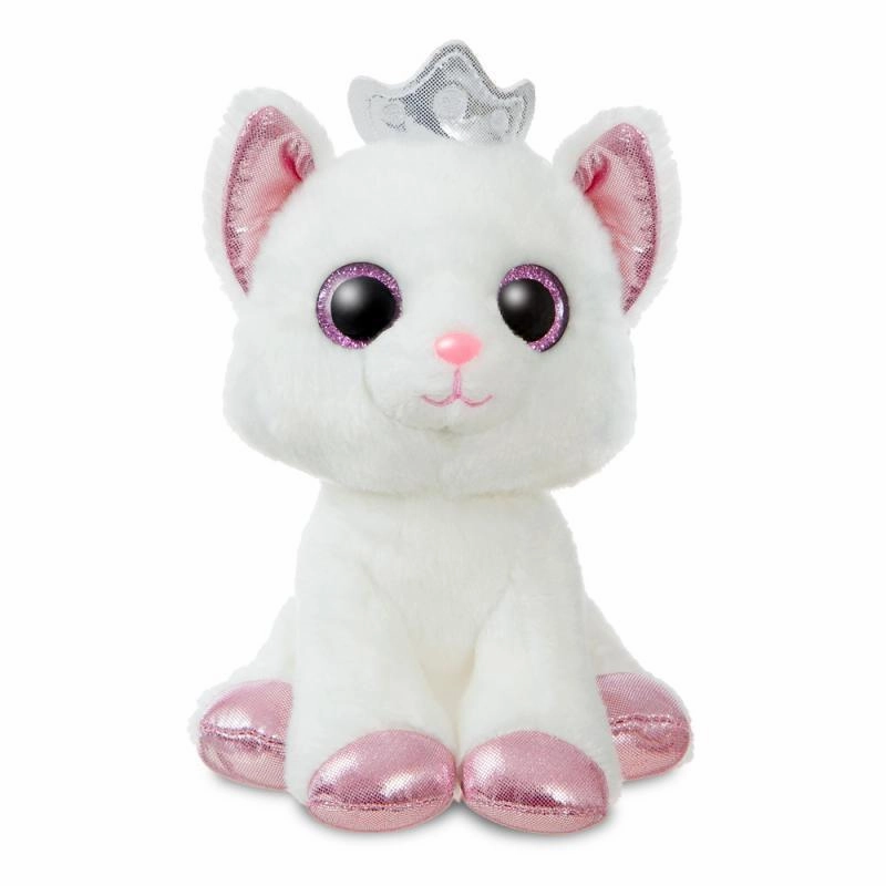 Seasonal Fun Target Achievement AURORA Duchess White Cat with Crown Plush 17cm