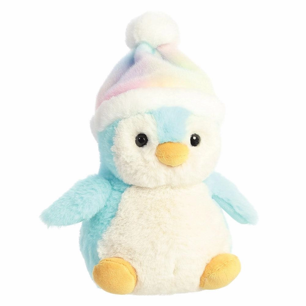 AURORA PomPom Penguin Wearing Hat 13cm Plush Diversity Embrace