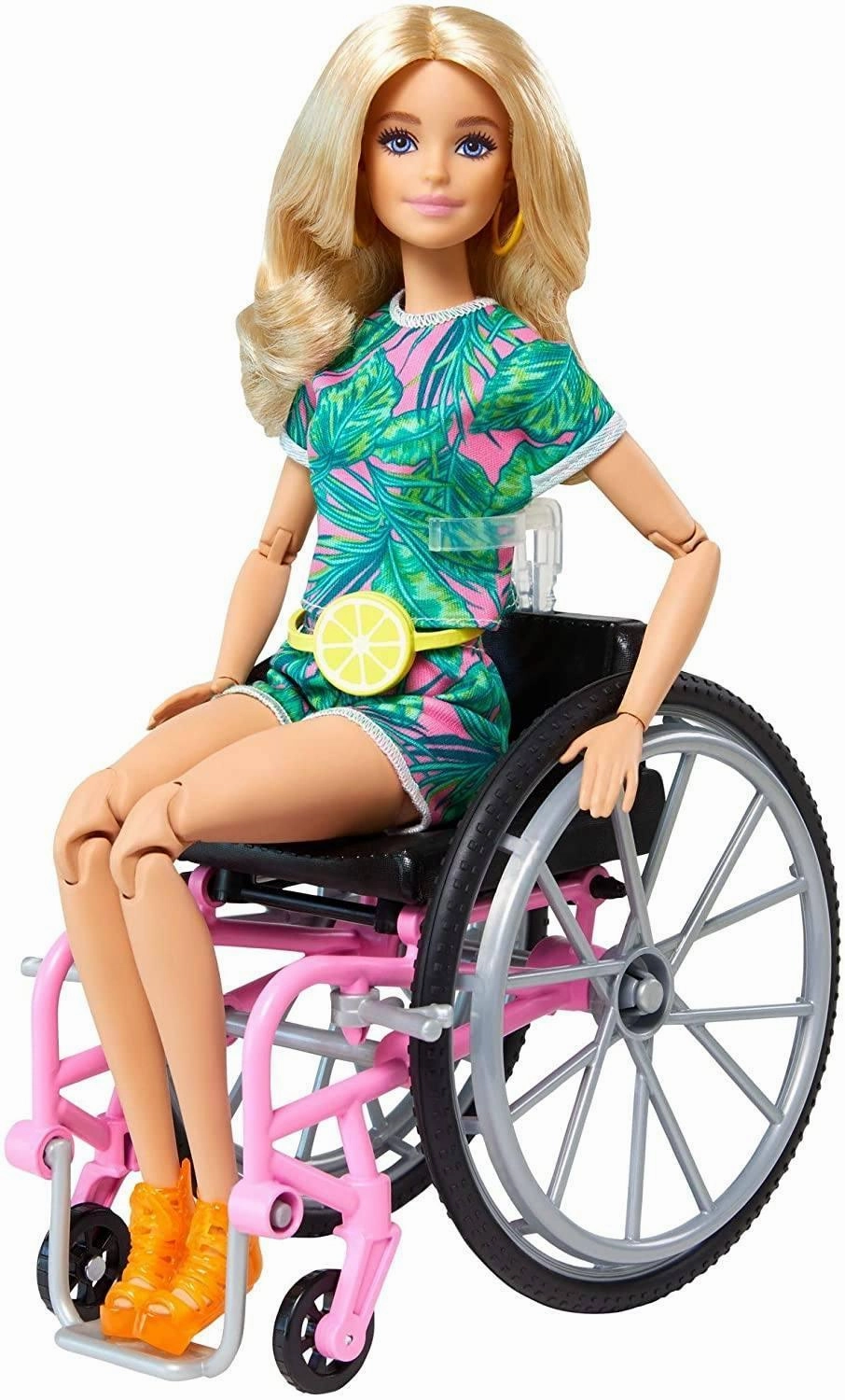 Barbie Fashionistas 14cm Doll Caucasian With Wheelchair Medal Collection