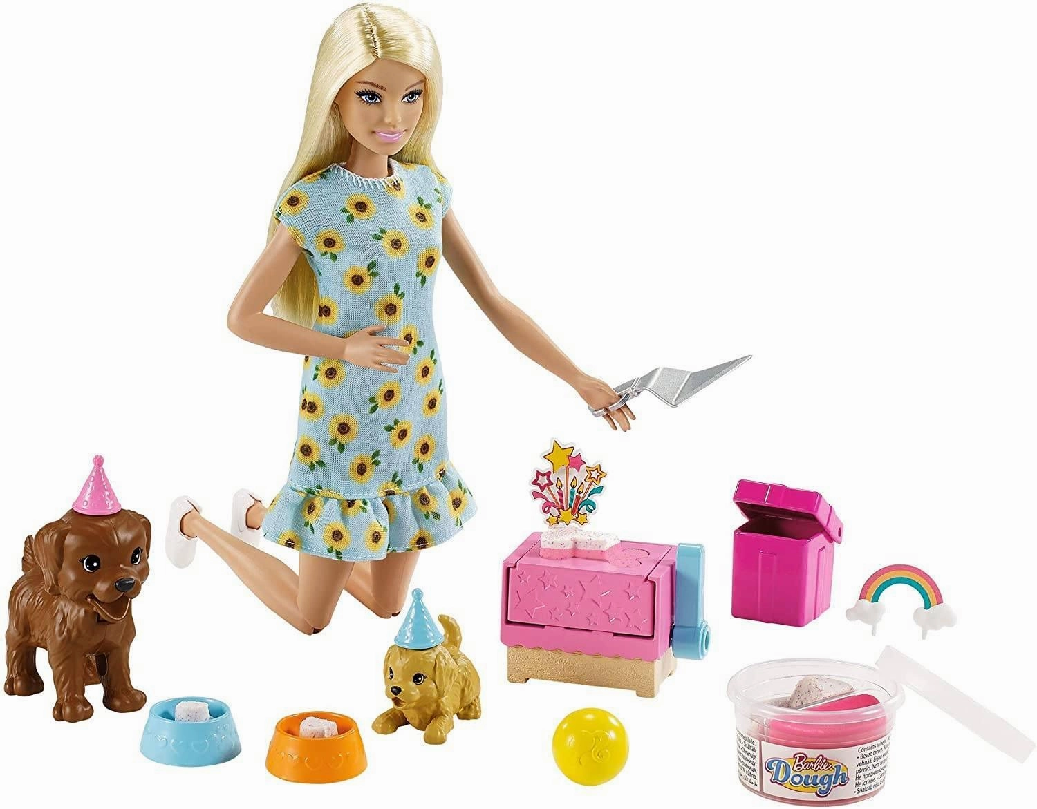 Pollution Control Barbie Puppy Party Playset and Doll