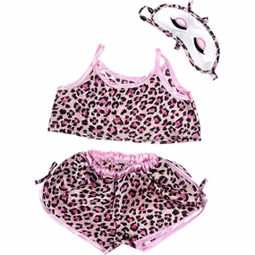 Be My Bear Pink Leopard Print PJ's Outfit 40cm Carbon Cycle