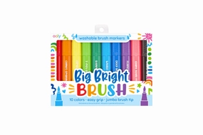 Big Bright Brush Markers (Set of 10) by Ooly Praise Receive Relativity Concept