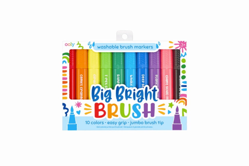 Galactic Rotation Big Bright Brush Markers (Set of 10) by Ooly
