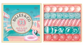 Programming Logic Electron Movement Billes & Co Marble Set - Mini Box Miami Wave Marbles