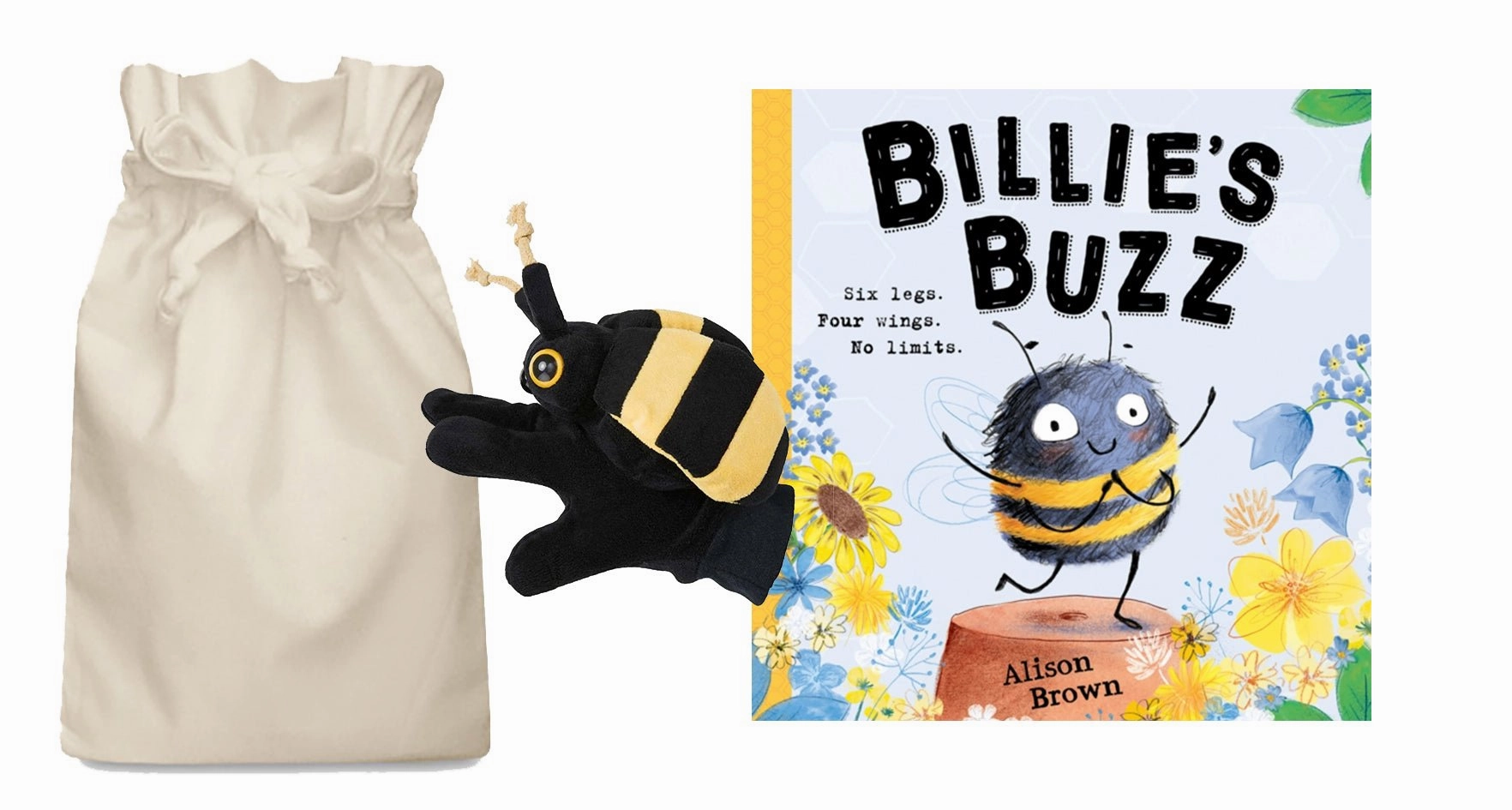 Texture Mapping Billie's Buzz Story Sack with Beleduc Bee Hand Puppet