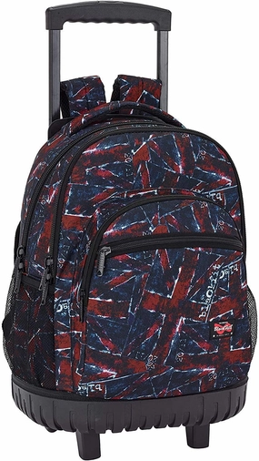 Agility Training Blackfit8 "Flags" Official Large School Backpack With Wheels, 46cm