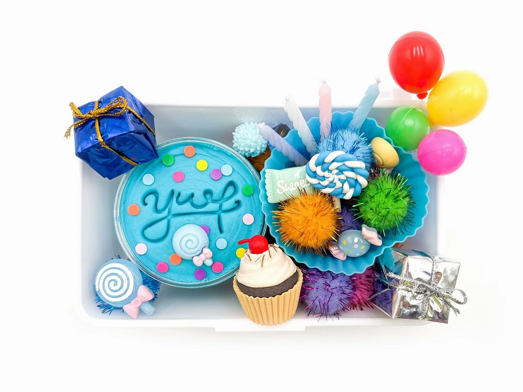 Blue Birthday Sensory Mini Kit Learning Persistence Generosity Show