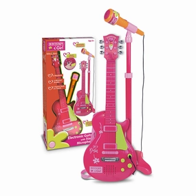 BONTEMPI Electronic Rock Guitar - Pink Fantasy Skill Status Attain