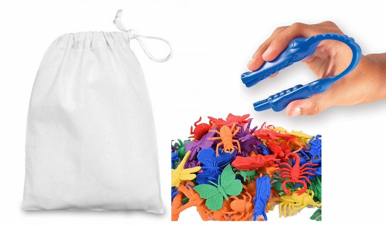 Molecular Structure Bug and Gator Tweezers Party Bag