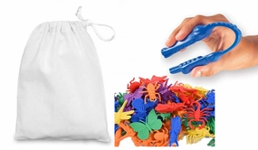 Molecular Structure Bug and Gator Tweezers Party Bag