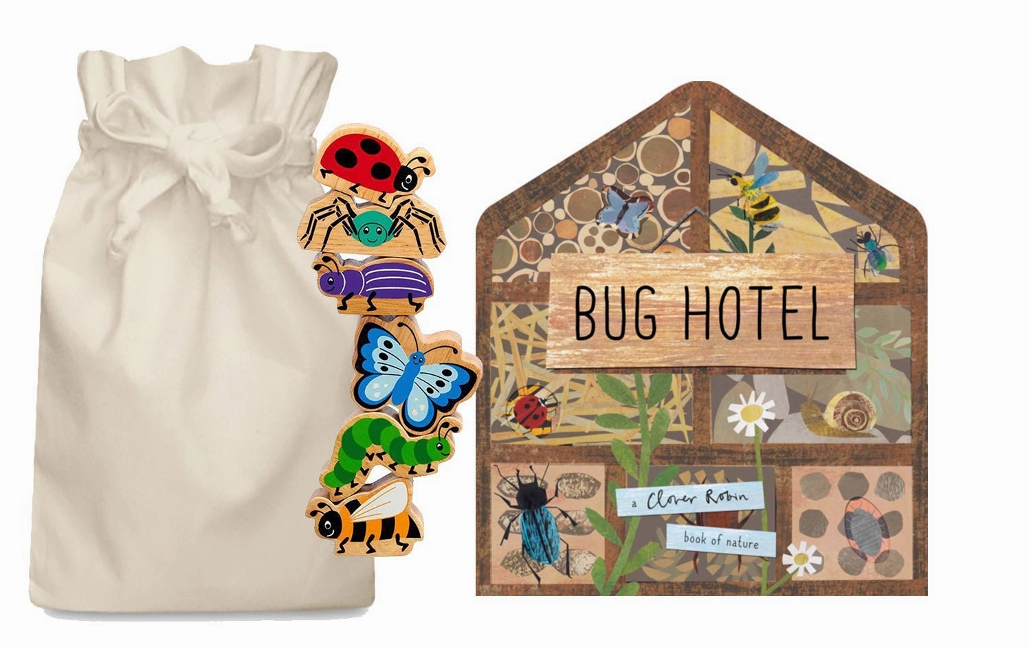 Melody Making Bug Hotel Story Sack with Mini Beasts