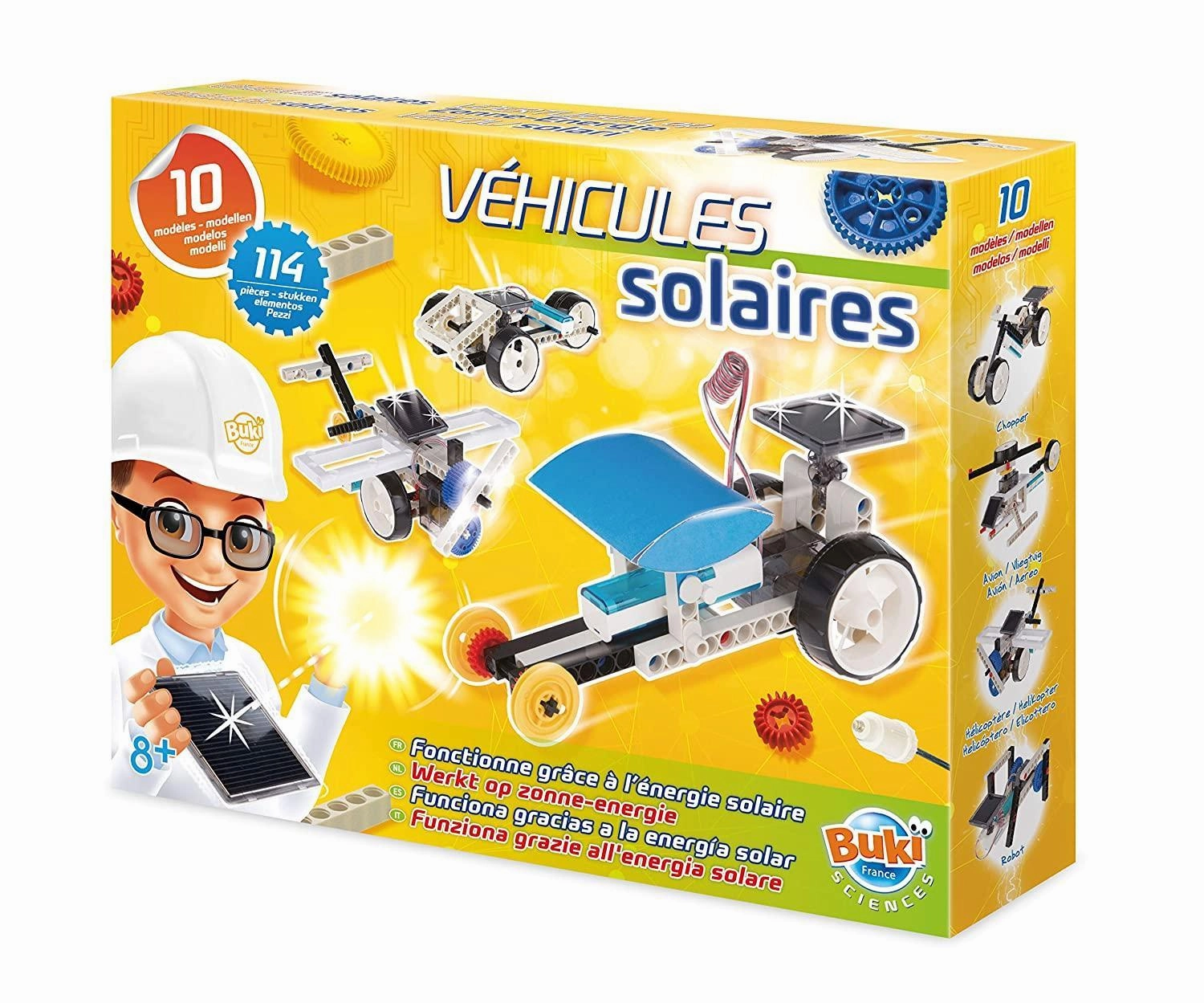 BUKI France 7340 Solar Vehicles Ride On Toy Dress Up