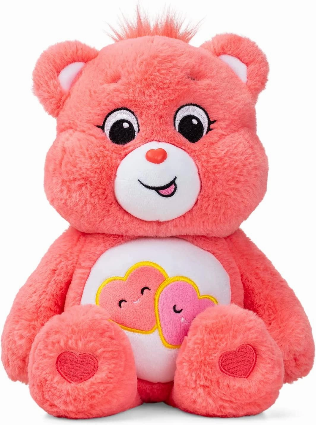 Care Bears 22cm Bean Plush - Love-A-Lot Bear Pixel Design