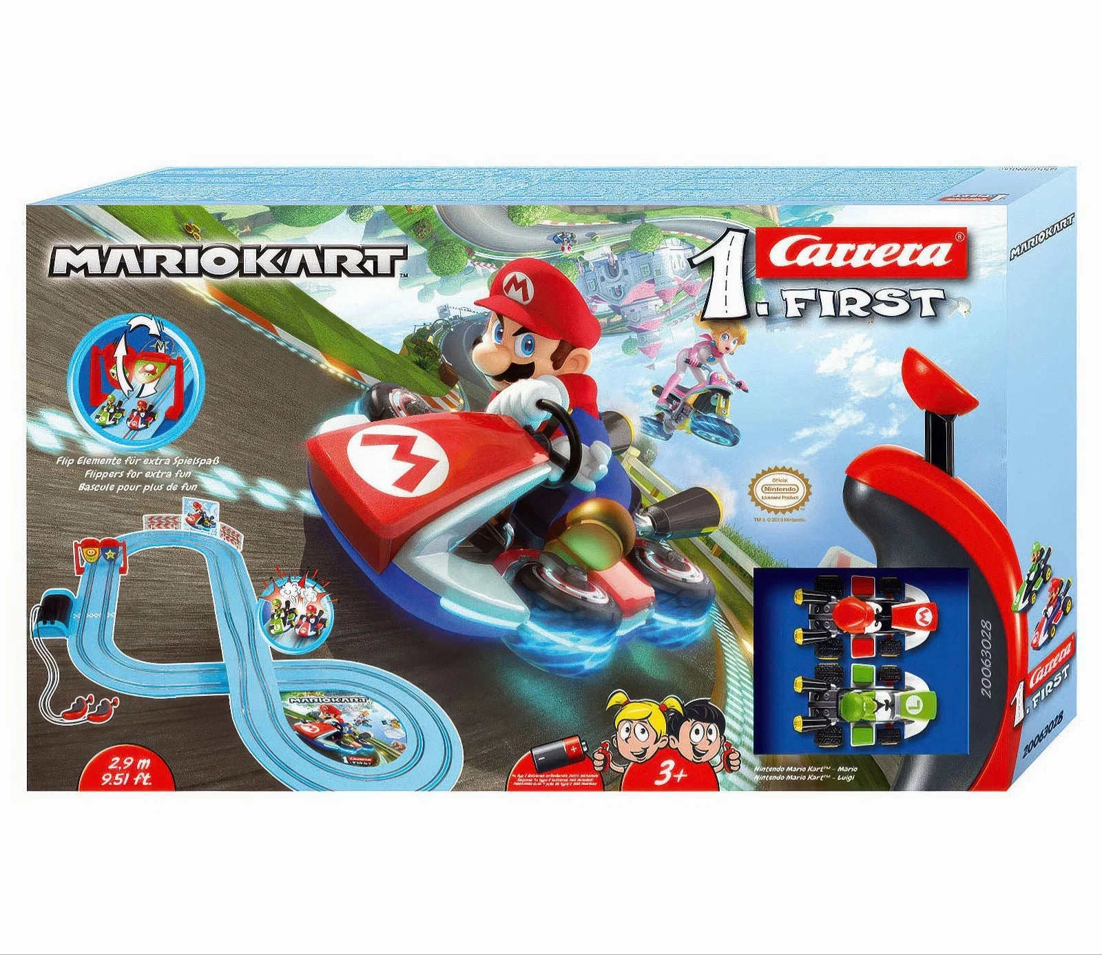touch screen Police Station Carrera FIRST Mario Kart Racing Set
