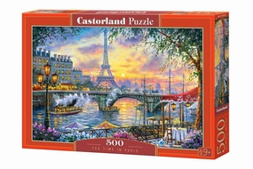 Moral Standard Castorland 500 Piece Jigsaw Puzzle - Tea time in Paris