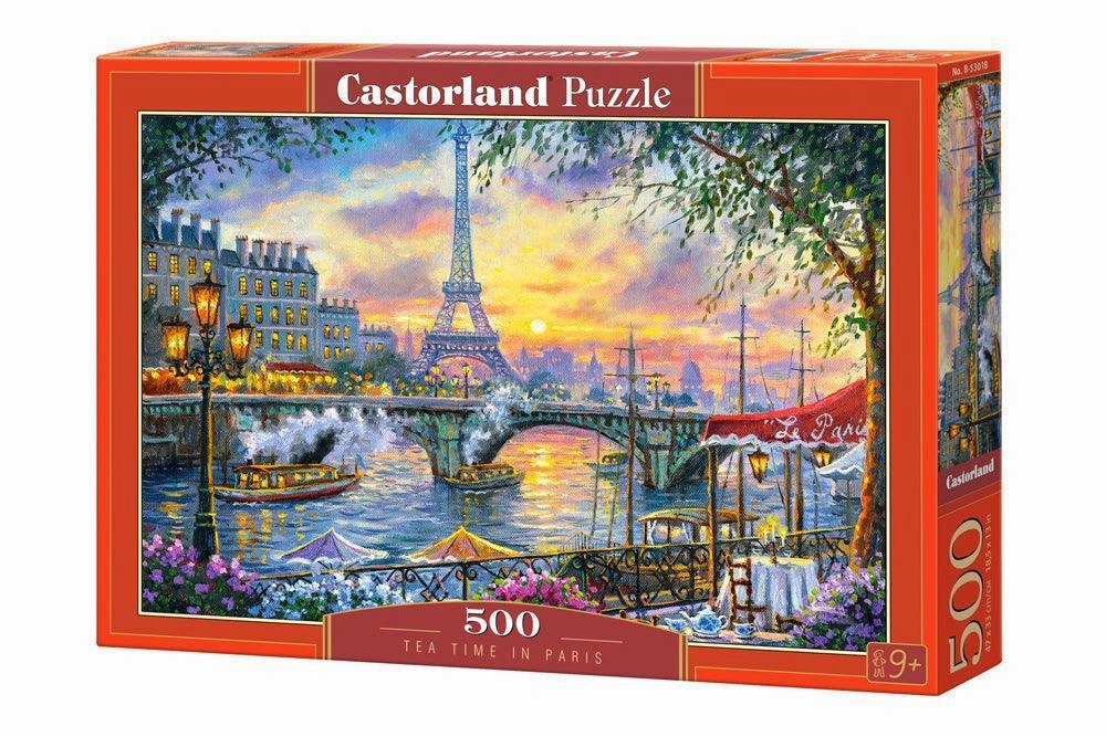 Moral Standard Castorland 500 Piece Jigsaw Puzzle - Tea time in Paris