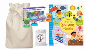 Communication Skill Changing Seasons Story Sack with Sensory Trees