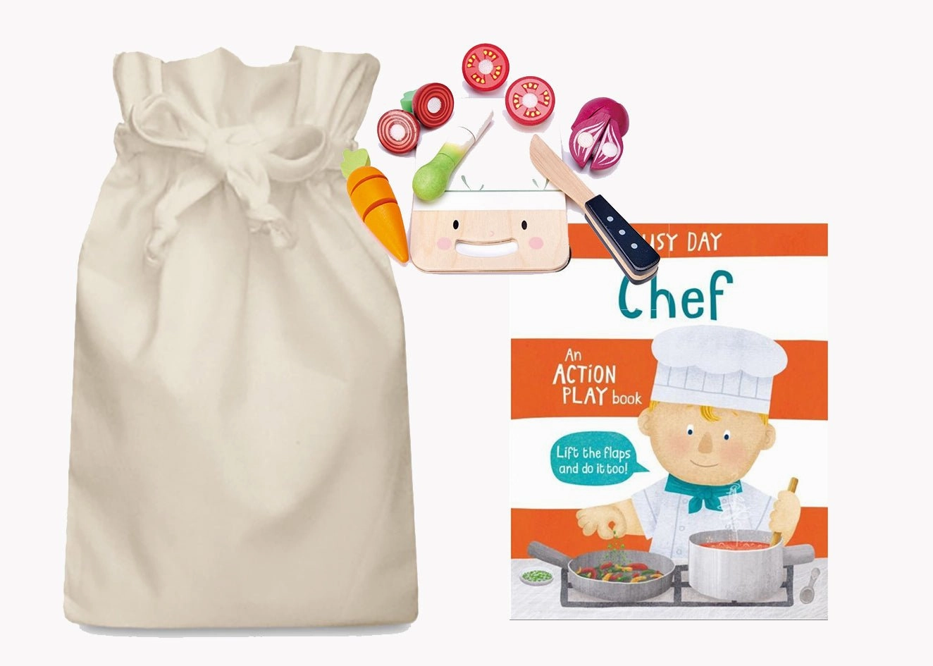 Quest Finished Chef Cookery Story Sack with Tenderleaf Chopping Board