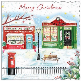 Limited Edition social interaction Christmas Shopping Premium Boxed Cards 10 Pack