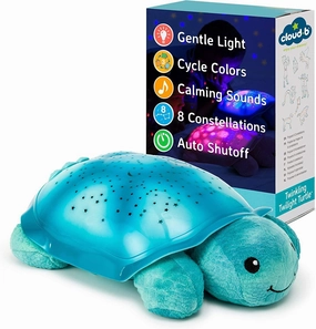 Cloud b Twilight Turtle - Aqua Night Light Eco Warrior Commitment Honor