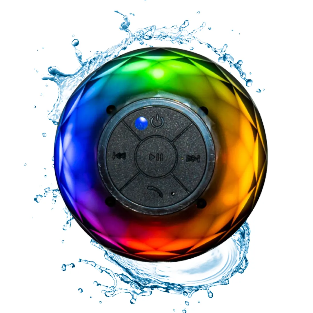 Colour Change Shower Bluetooth Speaker Dispersion Effect Tactic Evolution