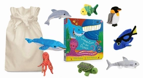 Basket Hoop Commotion in the Ocean Puppet Company Story Sack