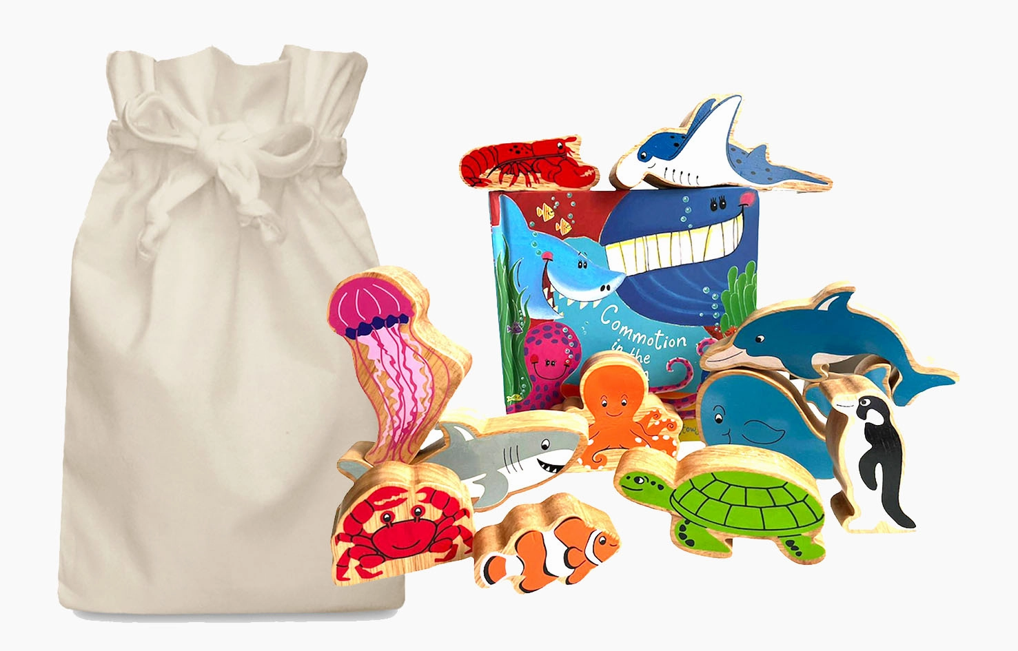 Hidden Treasure Commotion in the Ocean Story Sack with Lanka Kade