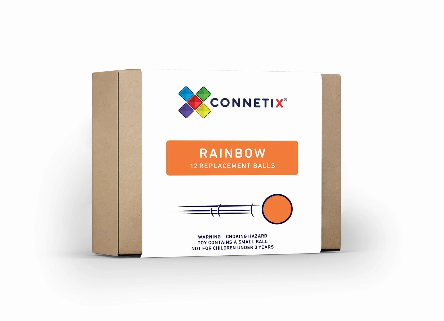 Connetix 12 Pc Rainbow Replacement Ball Pack Satellite Model