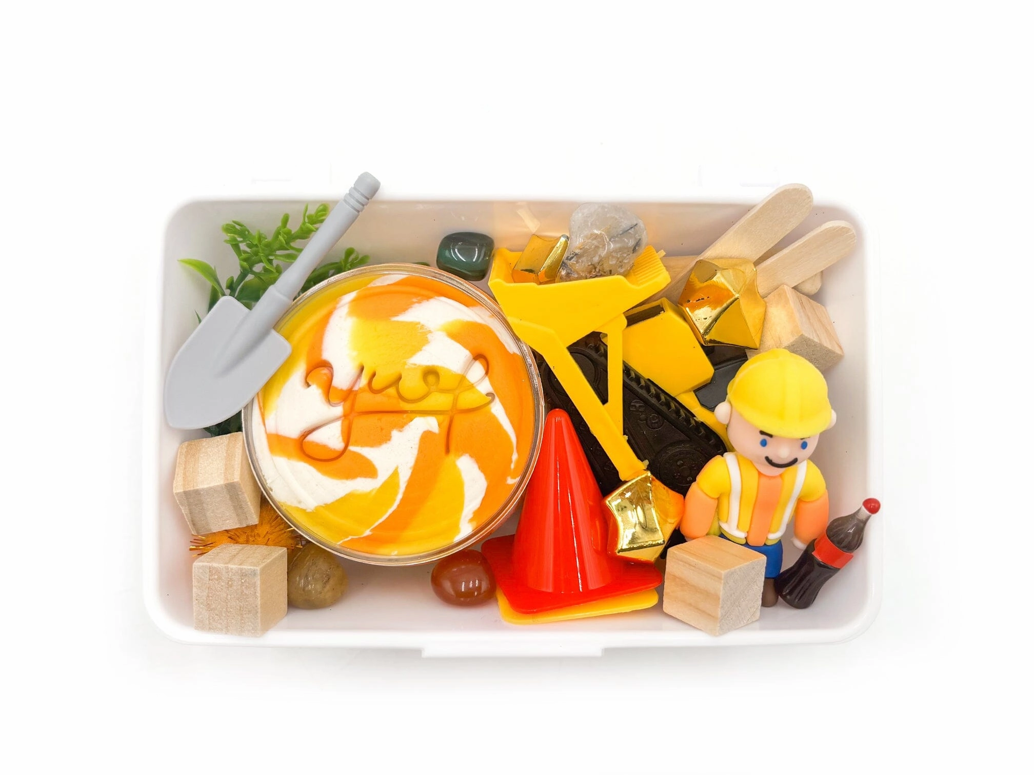 Construction Mini Sensory Kit Learning Learning Anxiety Reduction Art supplies