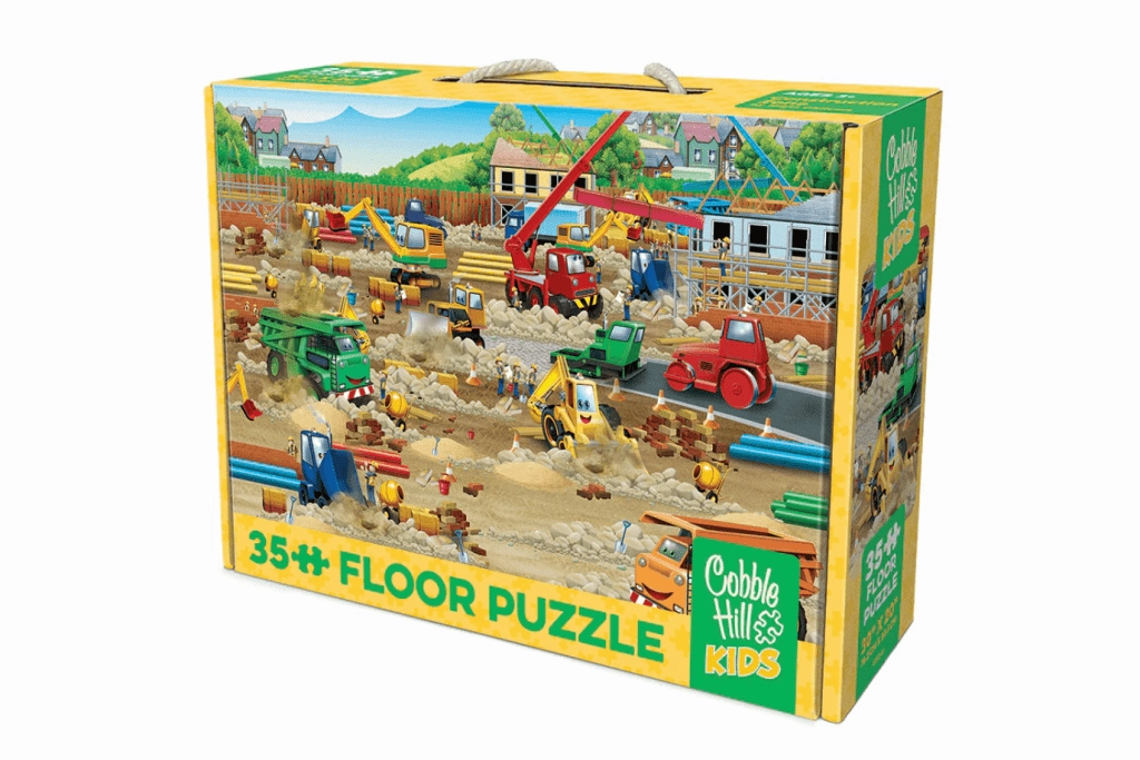 Construction Zone (Floor Puzzle 35pc) Talking Animal