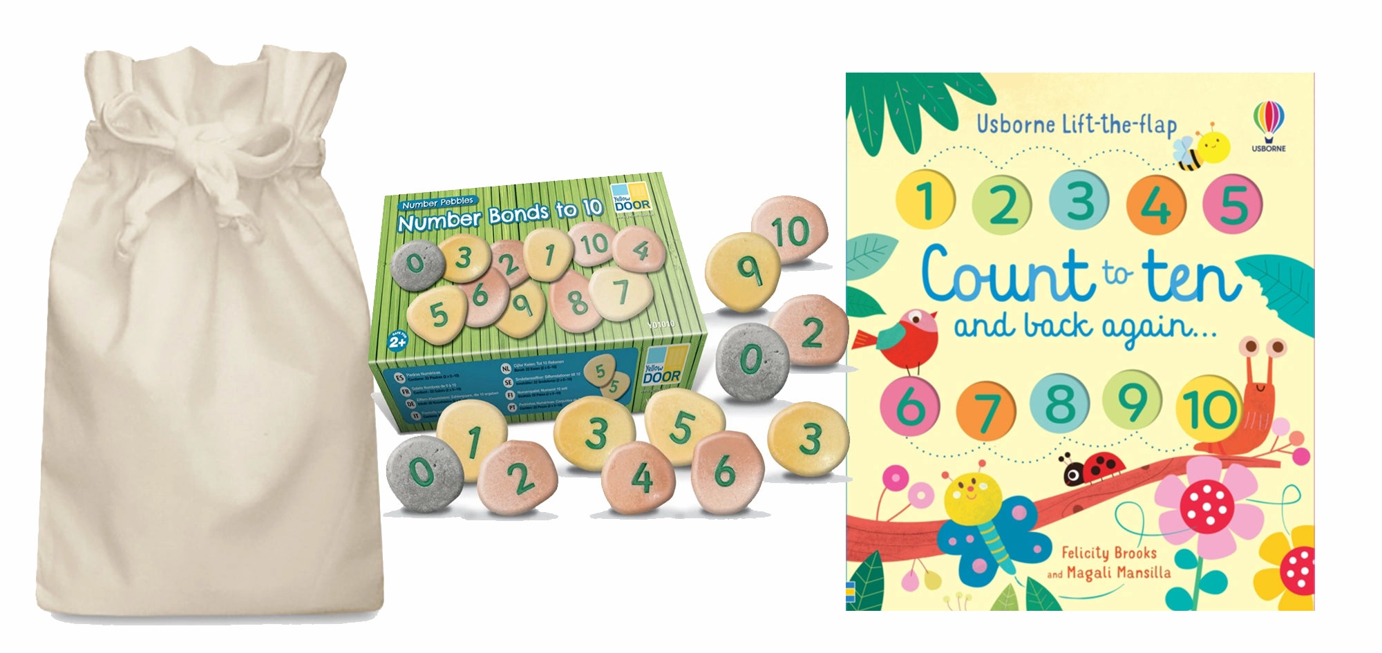 Calming Effect Count to Ten Numbers Story Sack  Educational Learning Set