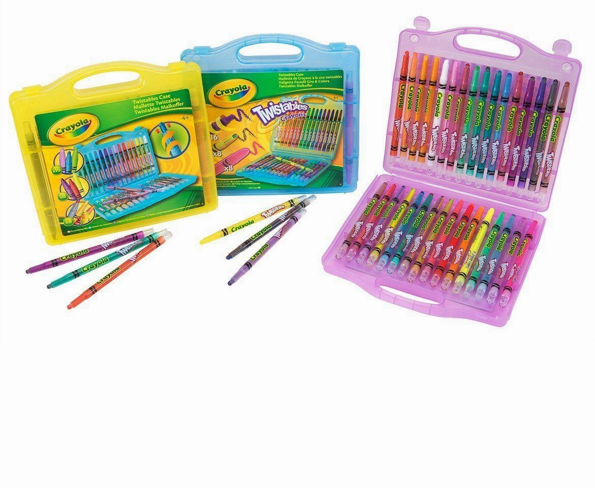 Crayola 32 piece Twistable Case Achievement Mark SpinOff Idea