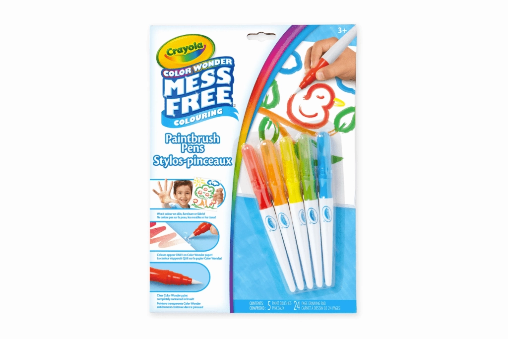 Motion sensor Crayola Colour Wonder Mess-Free Paintbrush Pens Kit