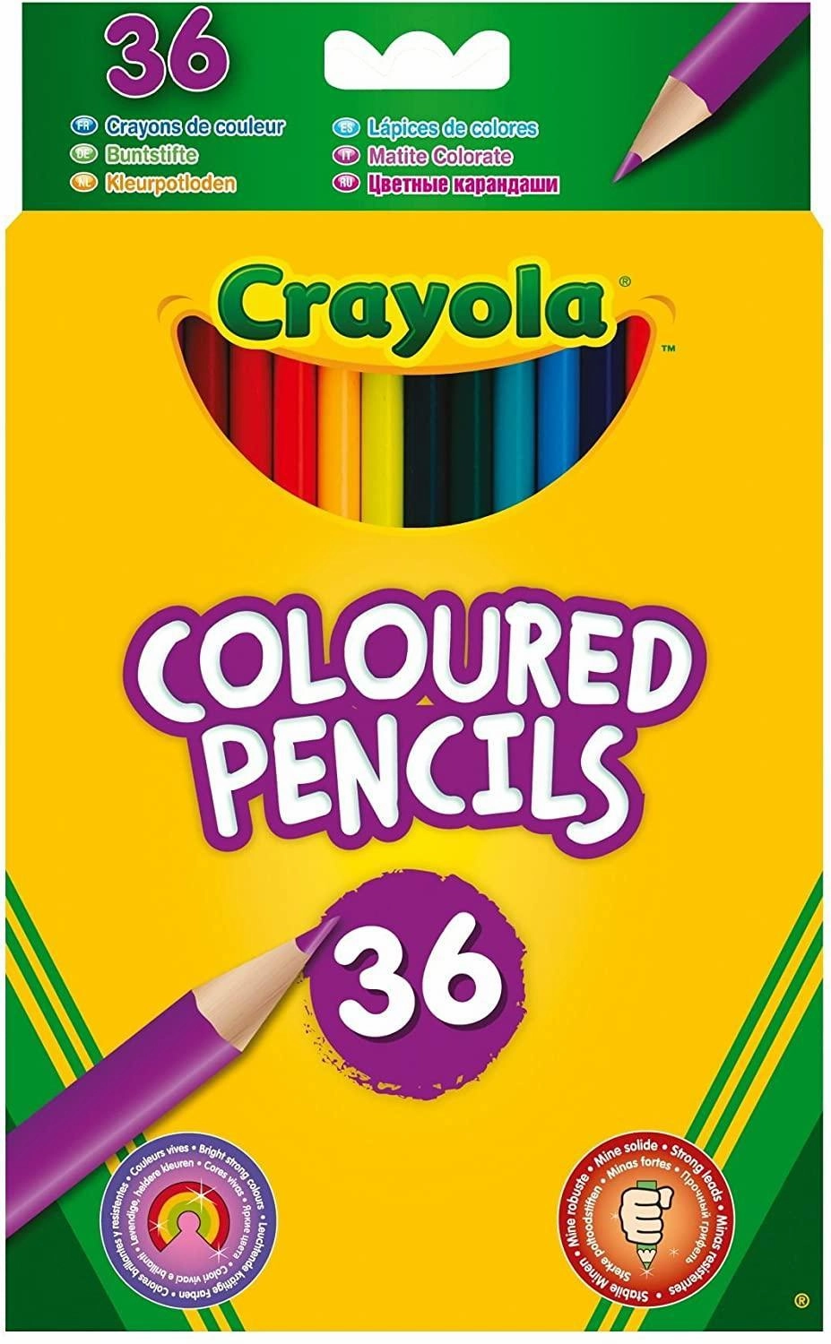 Crayola Coloured Pencils 36 Standard Meet