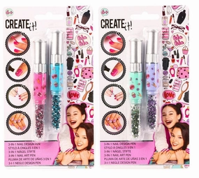Create It! Nail Design Pen 3-in-1 Bus Depot
