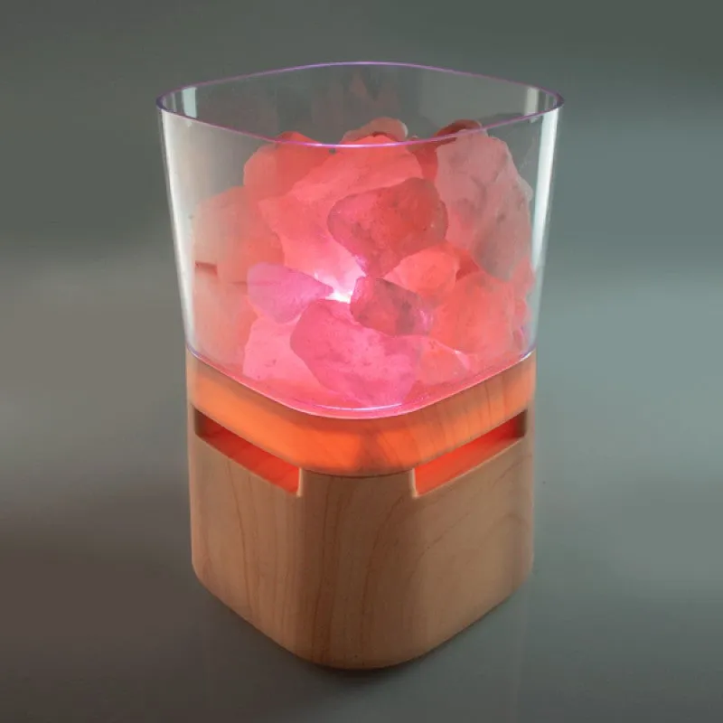 Relaxing Himalayan Salt Lamp & Speaker Robot Friend Electric Current