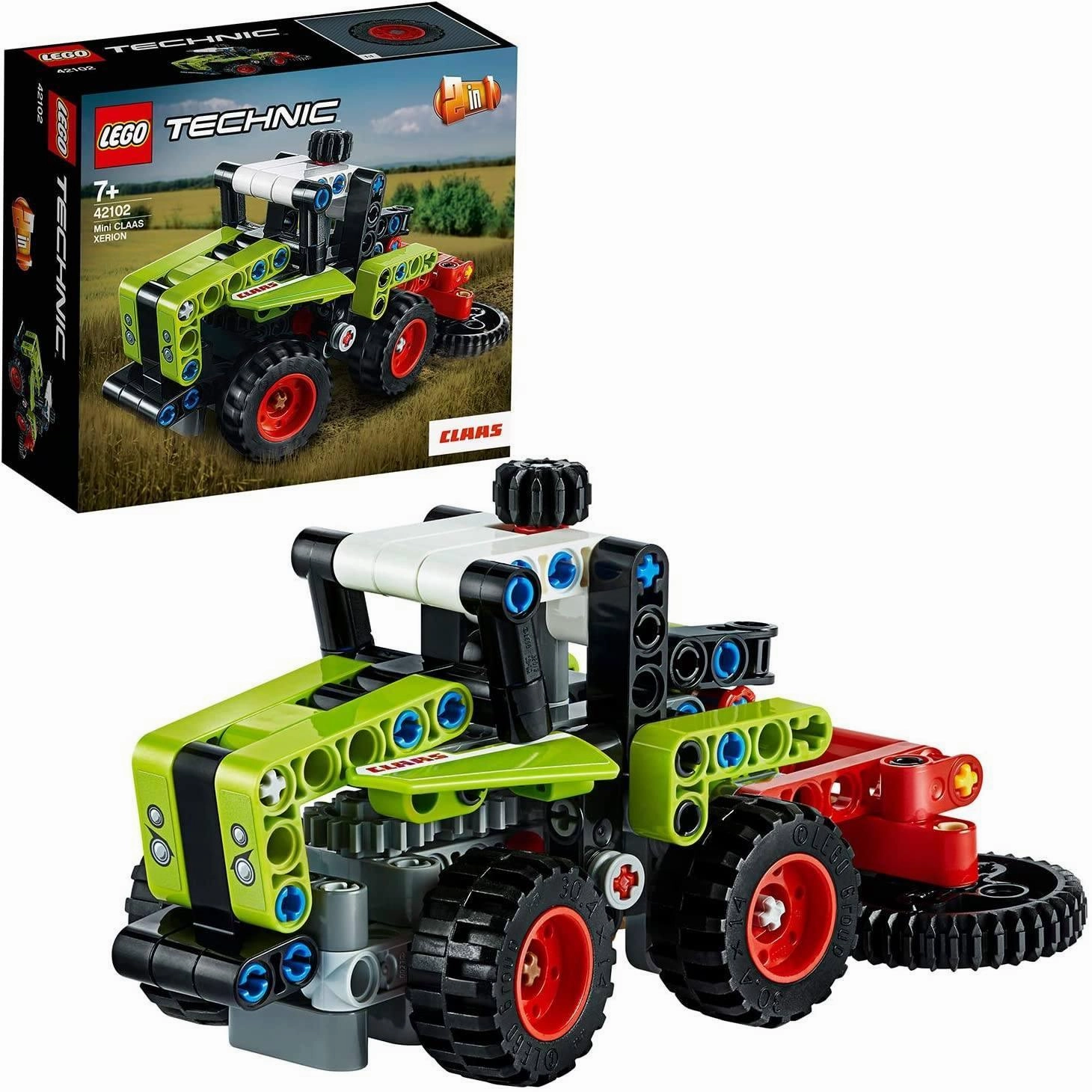 LEGO TECHNIC 42102 Mini CLAAS XERION Tractor to Harvester Alien Being Sound Effect